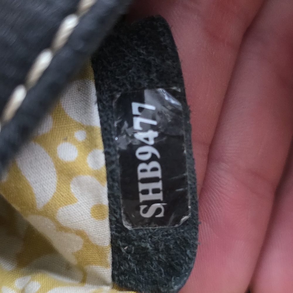 Fossil Black Pebbled Leather Hobo Shoulder Bag 🤍🩶 - Picture 16 of 17